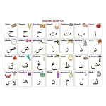 70x100 cm Statik Kağıt Elif-Ba Öğrenme Tahtası (4745)-3