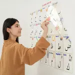70x100 cm Statik Kağıt Elif-Ba Öğrenme Tahtası (4745)-5