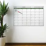 Manyetik Yapışkanlı Bir Aylık Program Planlayıcı Takvim 85x56 cm (4745)-1