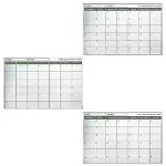 Manyetik Yapışkanlı Bir Aylık Program Planlayıcı Takvim 85x56 cm (4745)-4