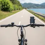 Evrensel Motosiklet Telefon Tutucu – Kaymaz, Kilitlenebilir Güvenli Tutuşlu, 360° Ayarlanabilir Gidon Bağlantılı Akıllı Telefon Aparatı (4745)-5