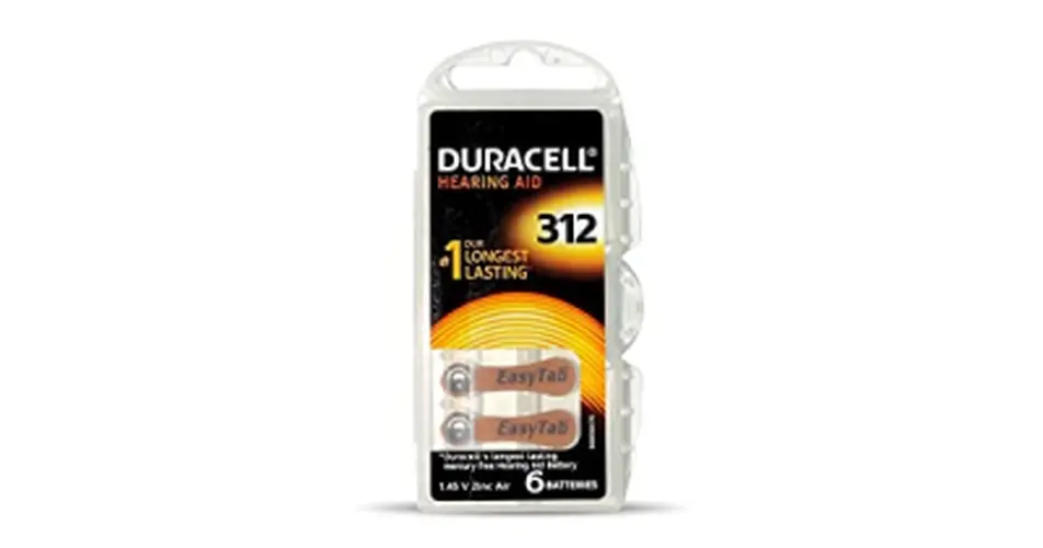 DURACELL 312 İŞİTME CİHAZ KULAK PİLİ 6 PARÇA  KUTU (4745)