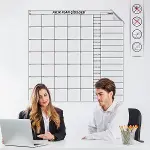 Aylık Planlayıcı Manyetik Duvar Stickerı Takvim Plan Çizelgesi (4745)-2