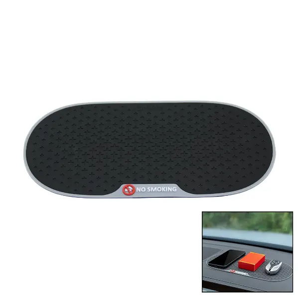 TELEFON TUTUCU - SİLİKON OTO - ARAÇ İÇİ TORPİDO KAYDIRMAZ ORGANİZER 29X14CM (4745)