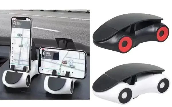 Araba Tasarımlı Araç İçi Telefon Tutucu 360 Dönebilen Ayarlı (4745)