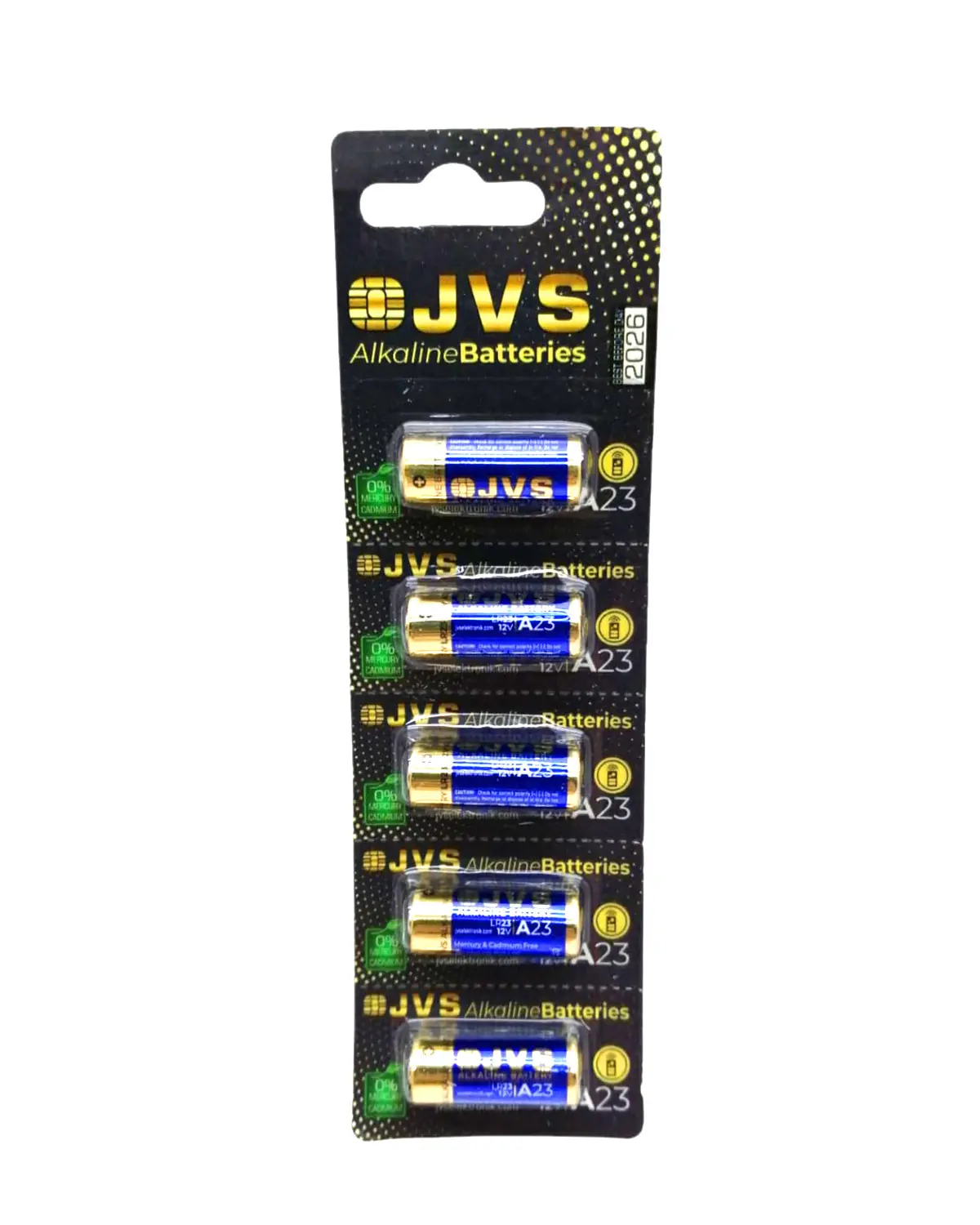 JVS A23 LR23 12V ARAÇ KUMANDA PİLİ 5Lİ KART (4745)