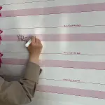 Kılavuz Çizgili Akıllı Kağıt Yazı Tahtası Duvarda İz Bırakmaz Statik Yeni Müfredata Uygun 100x56cm (4745)-4