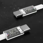 Apple 15/15 Pro Type-C to Type-C Hasır Örgü Hızlı Şarj Kablosu (1m) (4745)-3