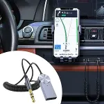 Araba için Bluetooth Aux Alıcısı Wireless Araç Kiti (4745)-1