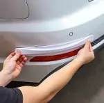 Araba Tampon Koruyucu Karbon Desenli Siyah Beyaz (4745)-2