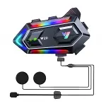 Y20 Motorsikletler İçin Kablosuz Bluetooth Kulaklıklı – Suya Dayanıklı, Uzun Ömürlü Batarya, Gürültü Engelleme Özellikli Kask Kulaklığı (4745)-1