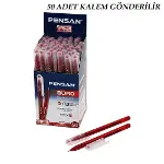 50 ADET PENSAN BÜRO KIRMIZI TÜKENMEZ KALEM M-MEDİUM - 1.0MM UÇ (4745)-2