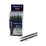 50 ADET PENSAN BÜRO SİYAH TÜKENMEZ KALEM M-MEDİUM - 1.0MM UÇ (4745)-1