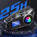 Q58 Motorsikletler İçin Fener Özellikli SD Kart Bölümlü LCD Ekranlı Kablosuz Bluetooth Kulaklıklı – Suya Dayanıklı Kask Kulaklığı (4745)-5
