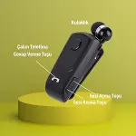 Telefon Bağlantılı Makaralı Kulaklıklı Bluetooth Kulaklık (4745)-3