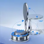 Vakumlu Manyetik Telefon Tutucu – Güçlü Vakum 360 Derece Döner Araç İçi Telefon Standı, Ultra Sabit Manyetik Destekli Mobil Cihaz Aparatı (4745)-3