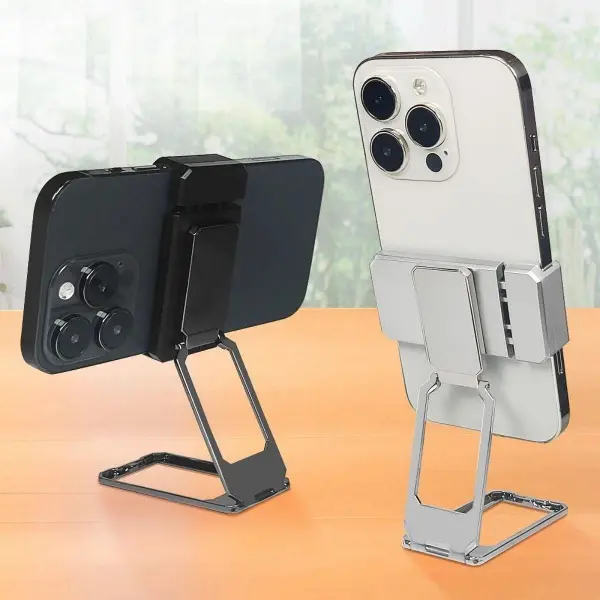 360 derece Dönen Tüm Telefon Tipleri İle Uyumlu Metal Telefon Standı Braket (4745)