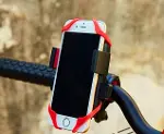 Lastik Destekli Standlı Bisiklet Telefon Tutucu (4745)-4