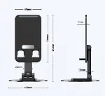 Katlanabilir Telefon Tutucu Stand Yuvarlak Tabanlı (4745)-2