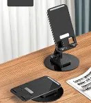 Katlanabilir Telefon Tutucu Stand Yuvarlak Tabanlı (4745)-3