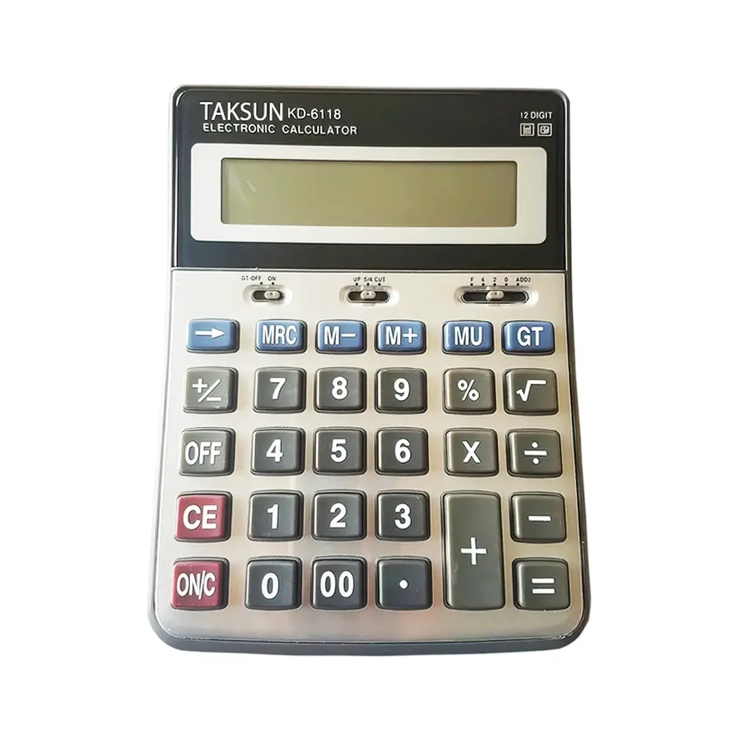 12 HANELİ HESAP MAKİNESİ TS-6118 (4745)