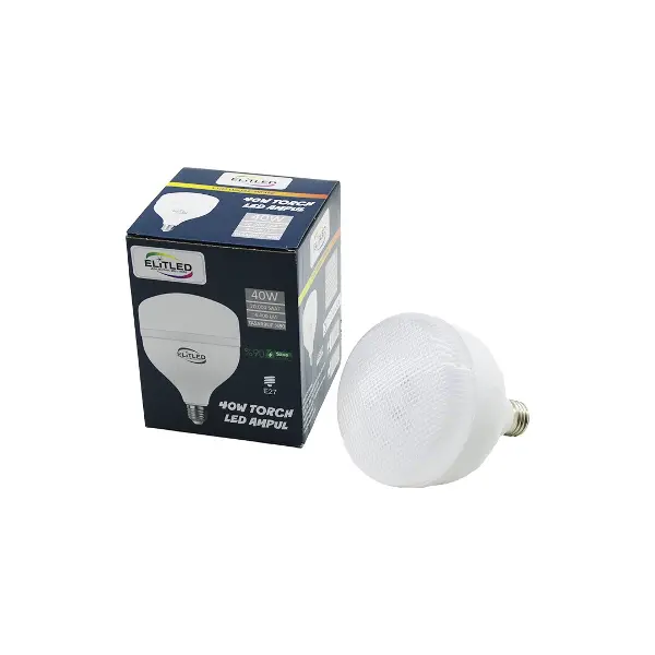ELİTLED EL-02 12/24 40W TORCH LED BULB AMPUL BEYAZ - 6400K E27 4400 LÜMEN 20.000 SAAT ÖMÜR (4745)
