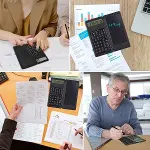 Silinebilir LCD Yazı Tabletli,Kalemli Katlanabilir Bilimsel Hesap Makinesi (4745)-2