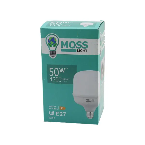 50W  TORCH  LED AMPUL PLASTİK E27 4500LUMEN L175° 5000 SAAT ÖMÜR IP20 185-265V AC  MS-3099 (4745)