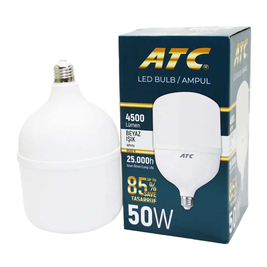 50W TORCH LED BULB AMPUL BEYAZ E27 (4745)