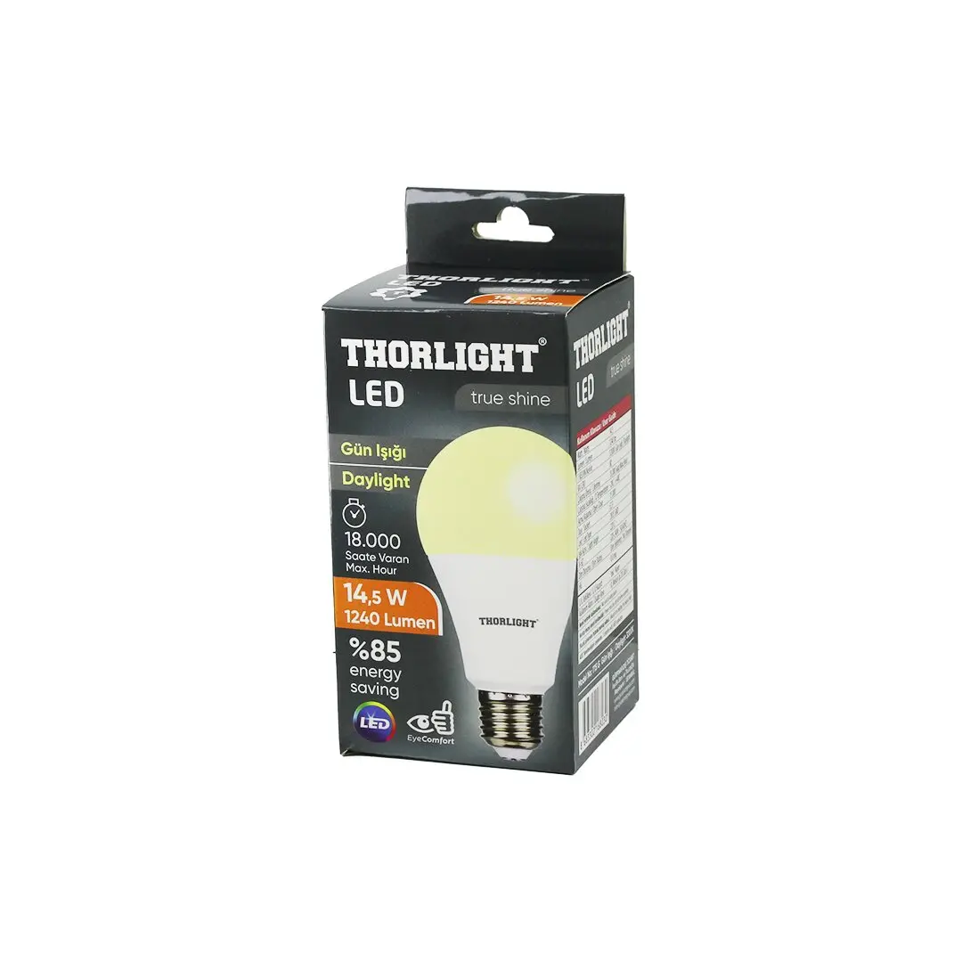 10 ADET THORLIGHT A-70 12B 14.5W E27 GÜNIŞIK LED AMPUL (4745)