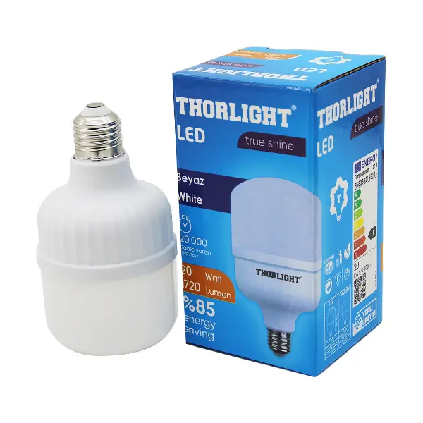 THORLIGHT 20W E27 TORCH T-SHAPE BEYAZ LED AMPUL T-20B (4745)