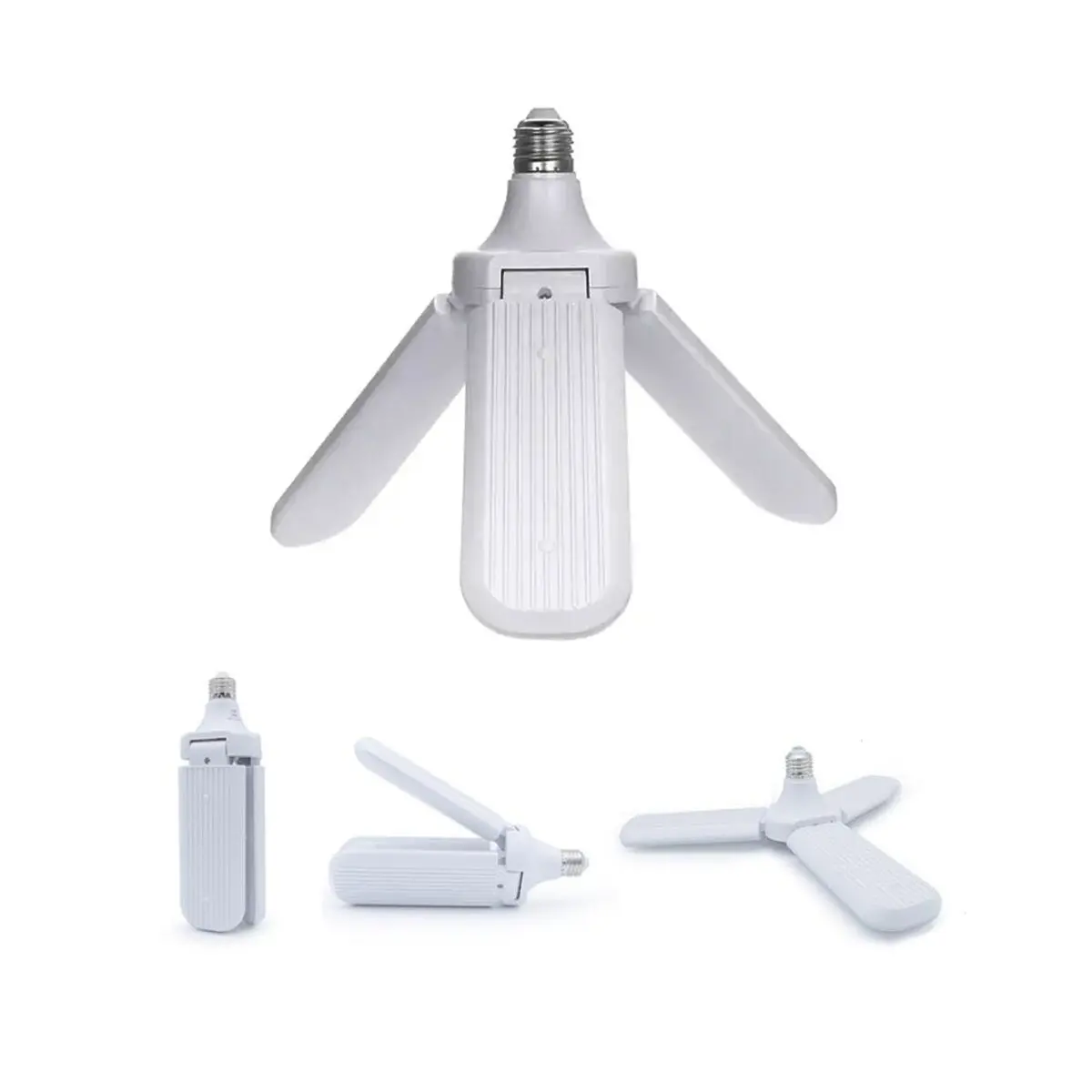 3 KOLLU PERVANE MODELİ BEYAZ LED LAMBA AMPUL 24W - E27 (4745)