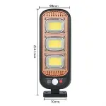 Sensörlü Güneş Enerjisi İle Şarj Olabilen Duvara Monte Solar Aydınlatma  GL-84069 (4745)-3