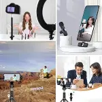Type C Uyumlu İphone Dönüştürücülü Kablosuz Yaka Mikrofonu Android ve İphone Uyumlu Mini Mikrofon (4745)-2