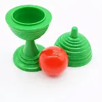 Yeşil Renk Sihirli Kupa Top Kaybetme Oyunu 7 cm (4745)-4