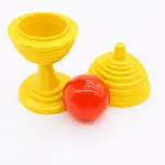 Sarı Renk Sihirli Kupa Top Kaybetme Oyunu 7 cm (4745)-3