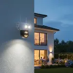 3 Kameralı Kablolu Akıllı Güvenlik Kamerası – 360° PTZ Hareketli, Çift Antenli, WiFi IP, Gece Görüşlü Dış Mekan Kamera (4745)-4