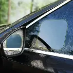 4 Parça Yan Aynalar ve Yan Camlar İçin Araç Ayna Yağmur Kaydırıcı ve Cam Buğu Önleyici Film Seti (4745)-4
