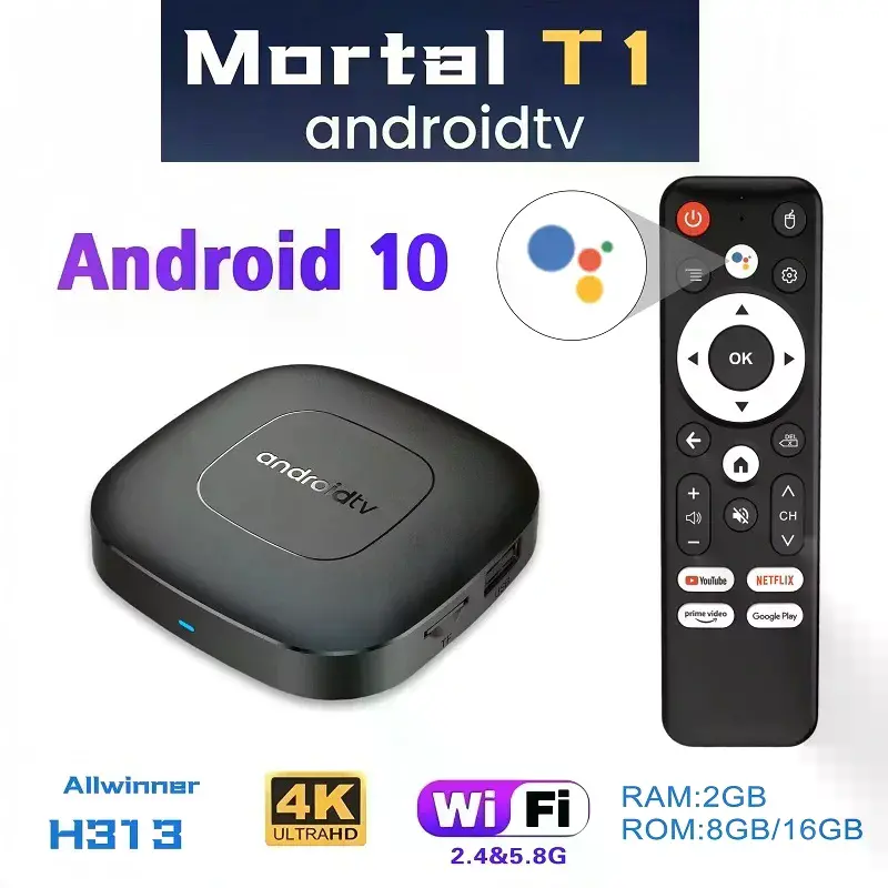 Mortal T1.Android Tv Box 2gb Ram -16 gb Hafıza Android 12 Tvbox (4745)