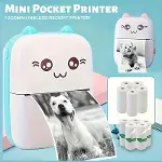 Taşınabilir Yazıcı, Mini Cep Kablosuz Termal Yazıcı Android iOS Akıllı Telefonlar için Uygun, BT Mürekkepsiz Baskı, Etiketler, Fişler, Fotoğraflar, Notlar, Öğrenme (4745)-5