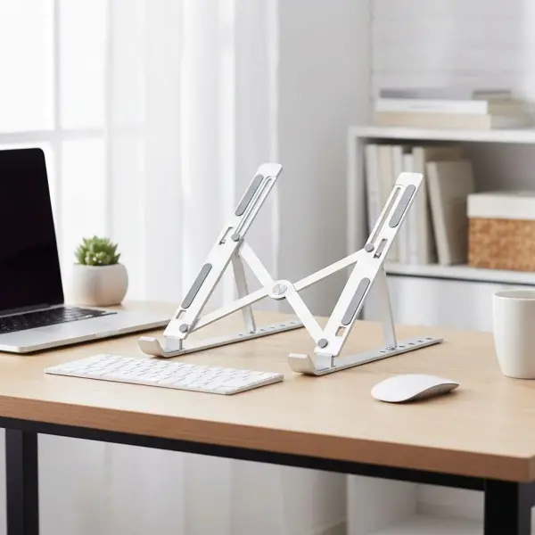 Plastik Katlanır Tablet Standı – Ayarlanabilir Açılı, Taşınabilir Masaüstü Telefon ve Tablet Tutucu Stand (4745)