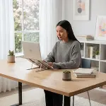 Plastik Katlanır Tablet Standı – Ayarlanabilir Açılı, Taşınabilir Masaüstü Telefon ve Tablet Tutucu Stand (4745)-2