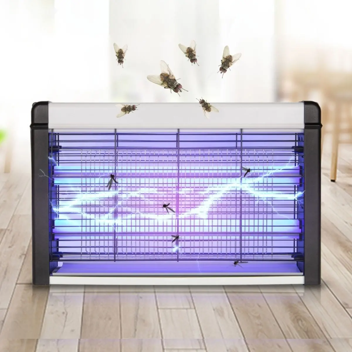 6W Taşınabilir ve Asılabilir Elektrikli Led Sivrisinek Yok Edici Hem Gece Lambası Hem Haşere Engelleyici Makine (4745)