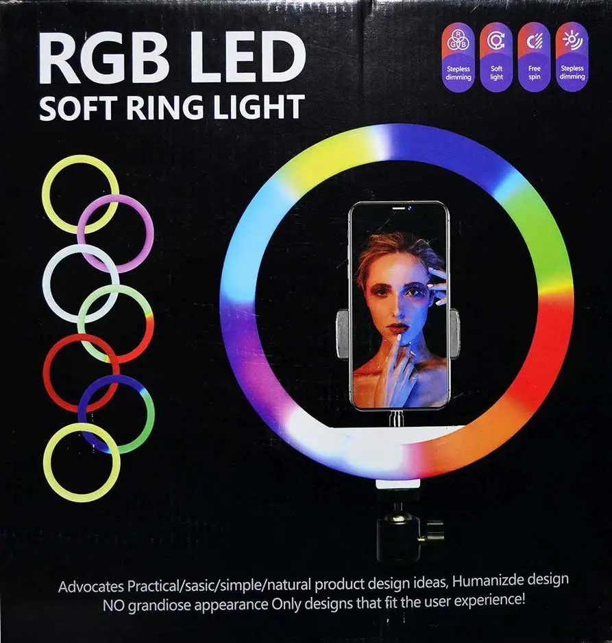 Ayarlanabilir Rgb Led Işık 33 Cm + 201 Cm Tripot Ayak BLD05