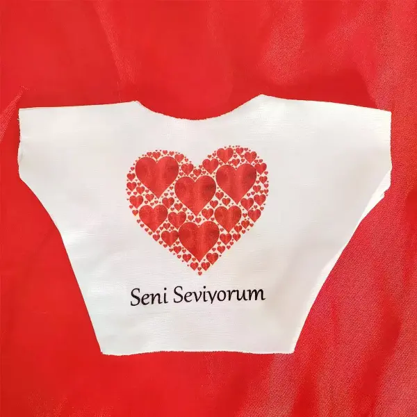 Seni Seviyorum Baskılı Tişört