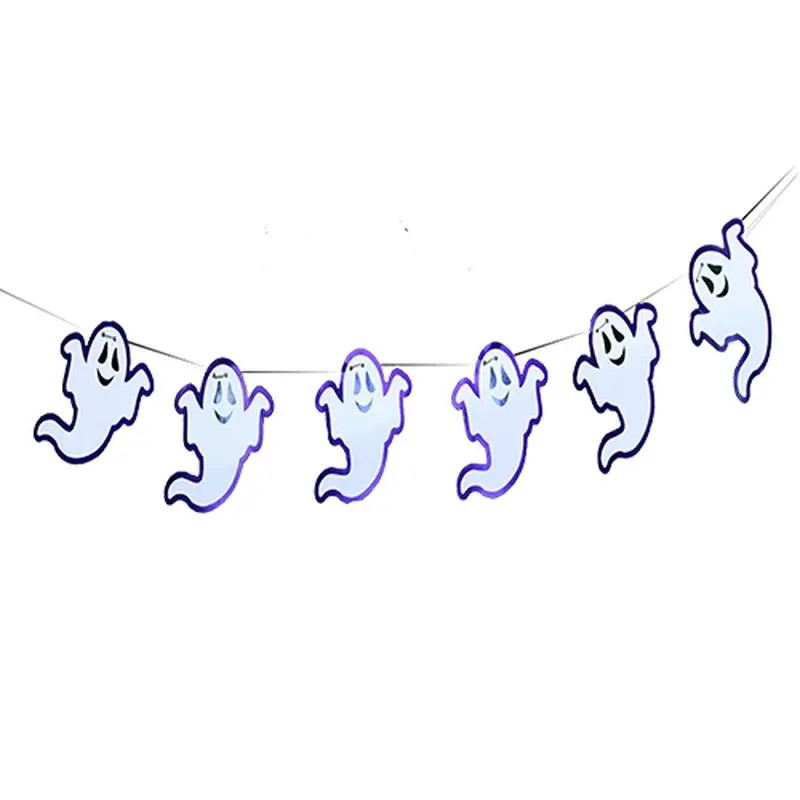 Hayalet Figürlü Halloween Afiş Flama Süsleme 2 Metre