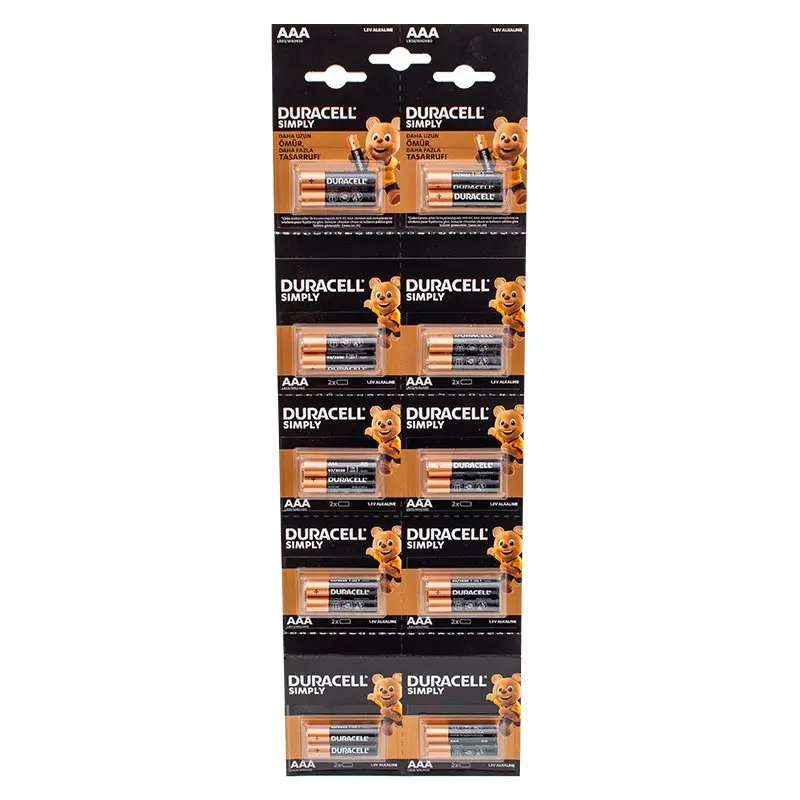 1.5V İnce AAA 20'li Alkalin Pil LR03/MN20