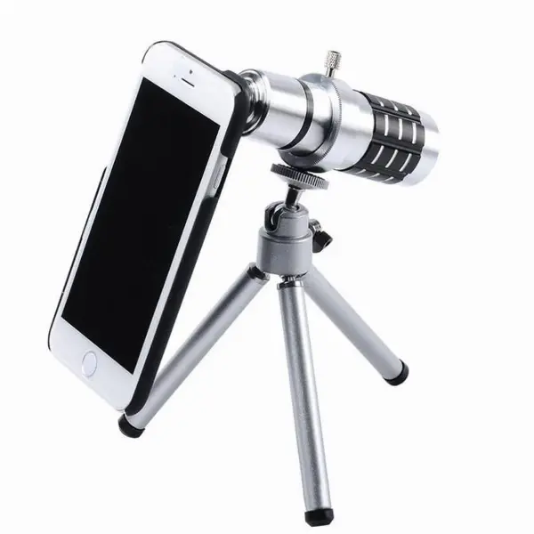 5 5S - 4 4S Için Alüminyum 14X Optik Zoom Yakından Görüntü Çekme Dürbün