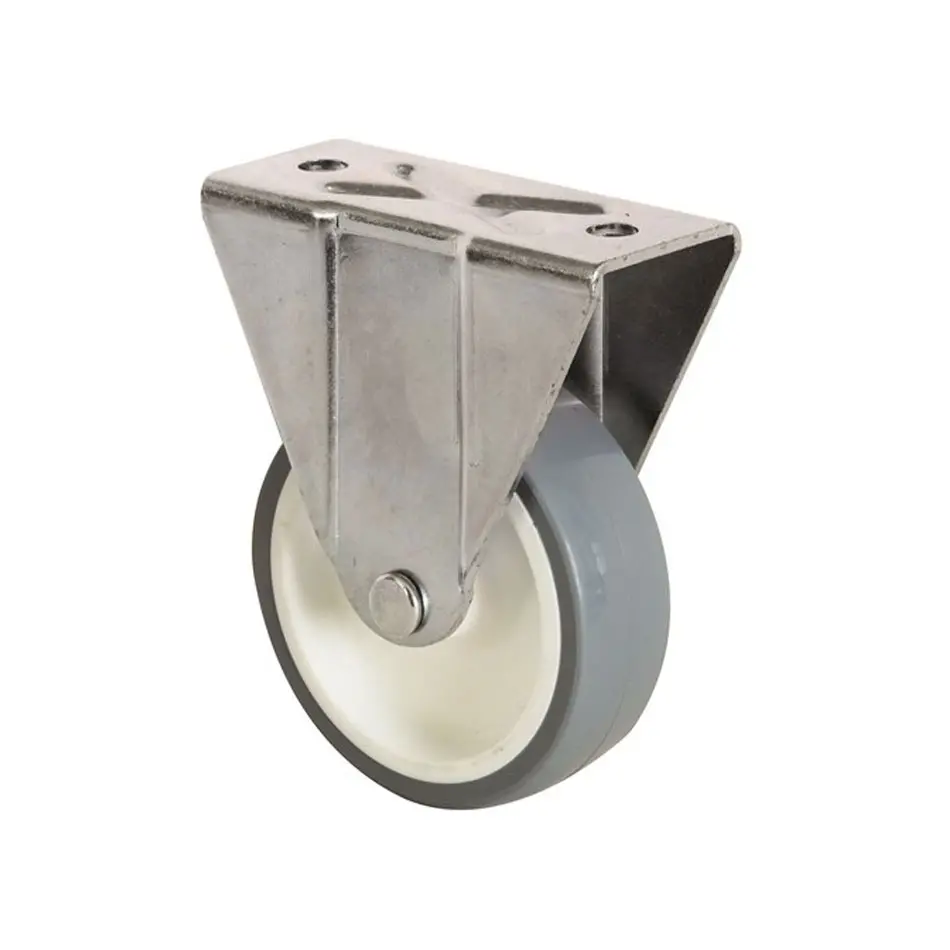 Sabit Teker - 22x75 - Beyaz/Gri HKS260 - 1 Adet