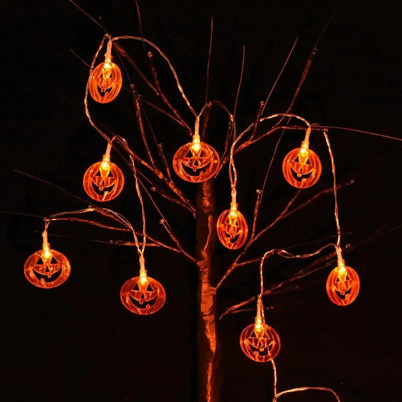 Cadılar Bayramı Halloween Balkabağı Temalı Led Işık 2 Metre